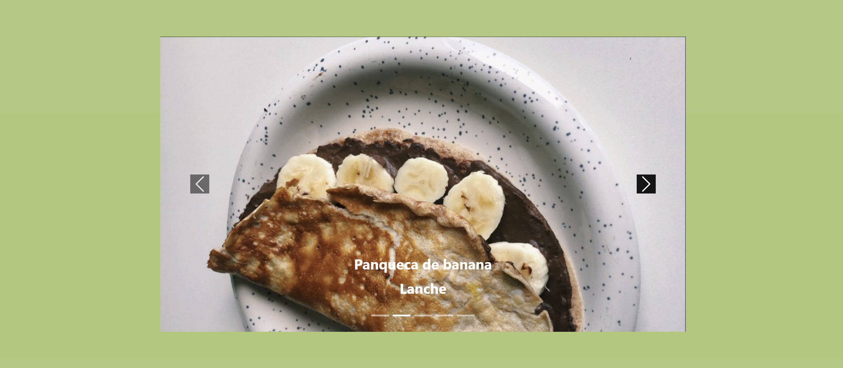 Tela Cadastro de Receitas