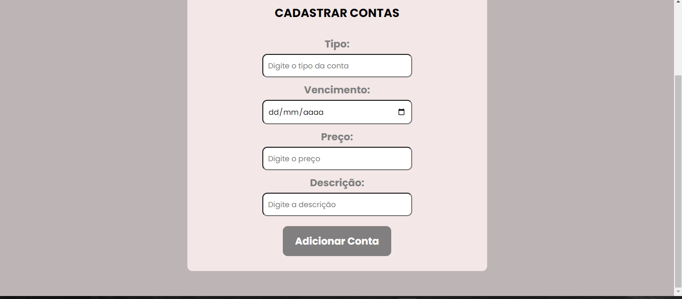 Telade contas a pagar