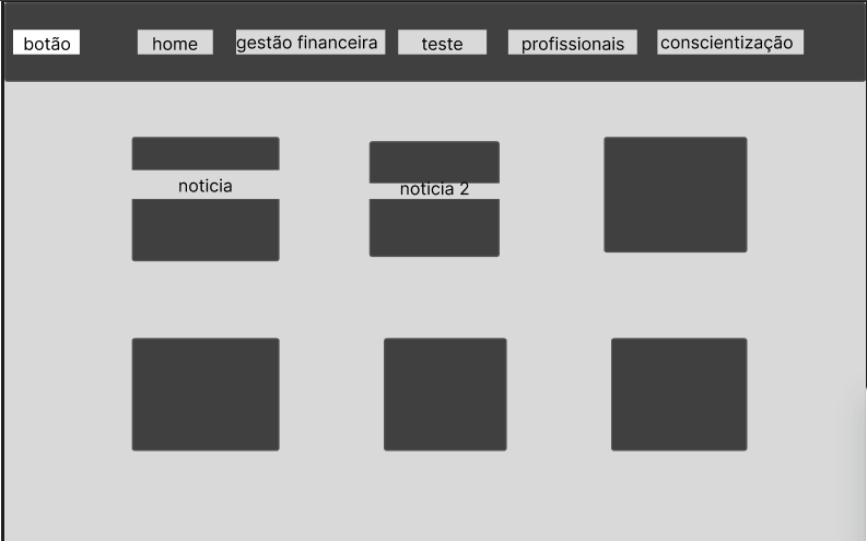 Exemplo de wireframe